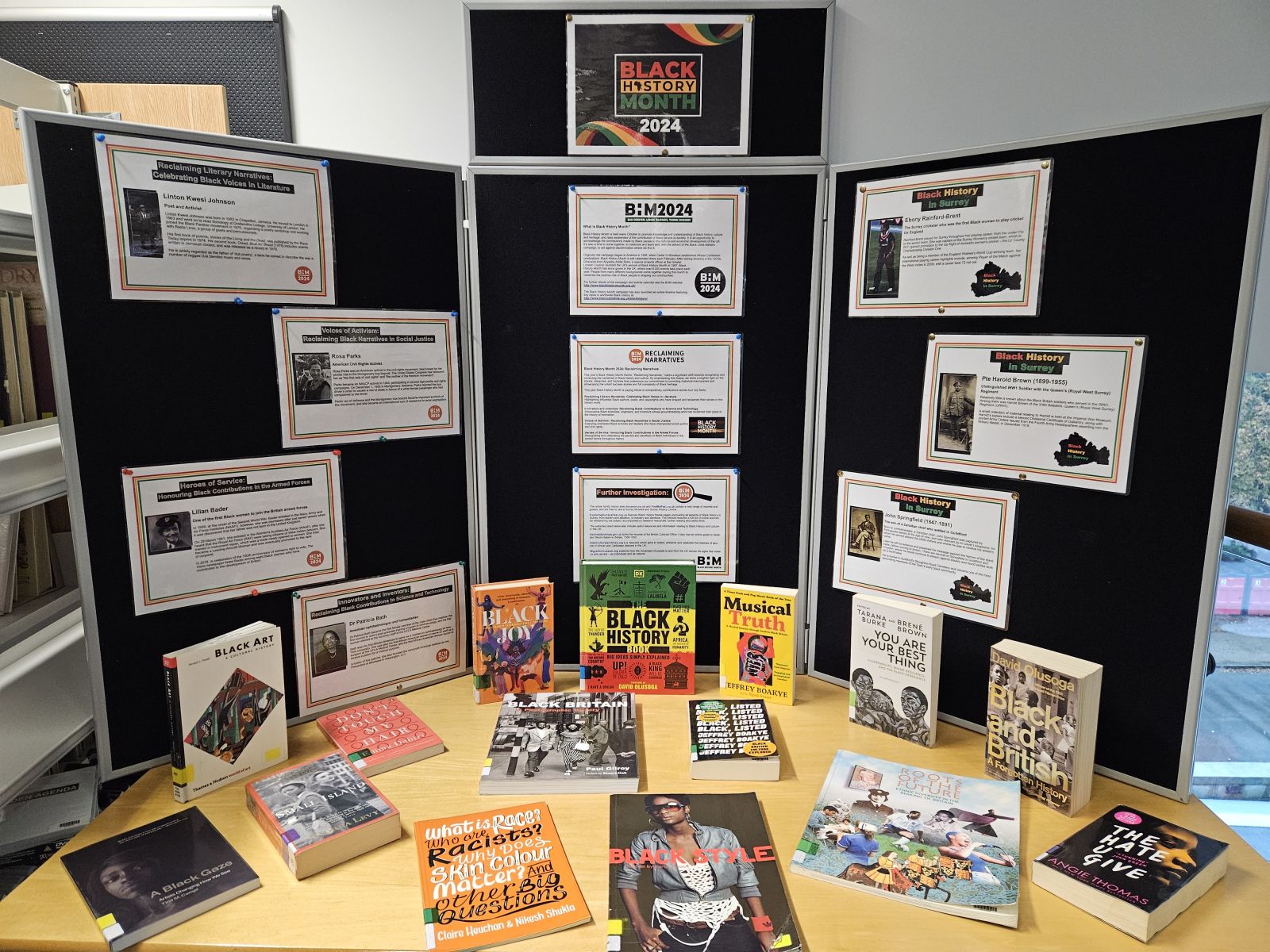 Black History Month 2024 - Library Display