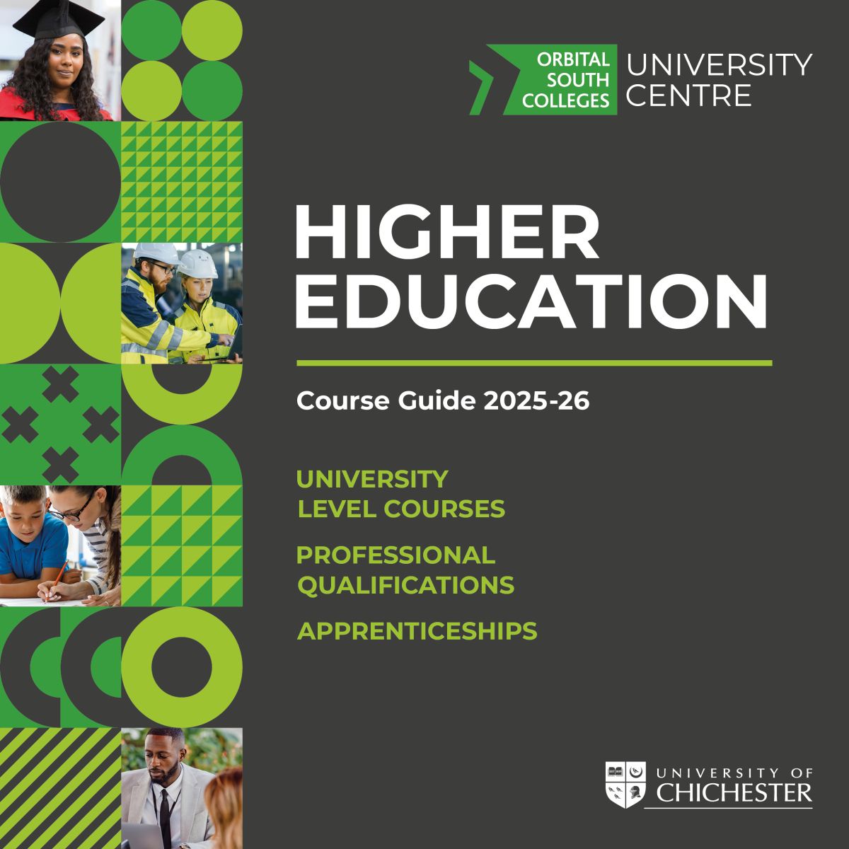 ESC Higher education guide 25-26 cover