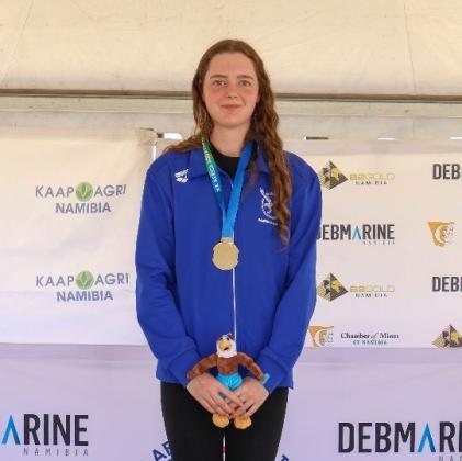 ESC Student Crowned Senior Victrix Ludorum at Africa Aquatics 