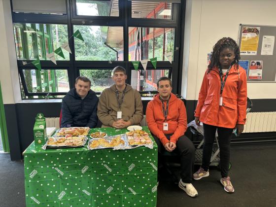 Students participate in the World’s Biggest Coffee Morning