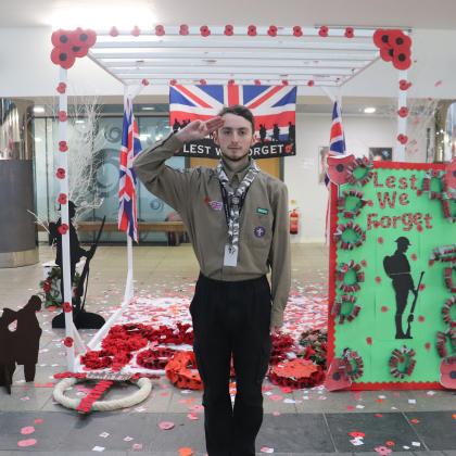 East Surrey College Commemorates Remembrance Day