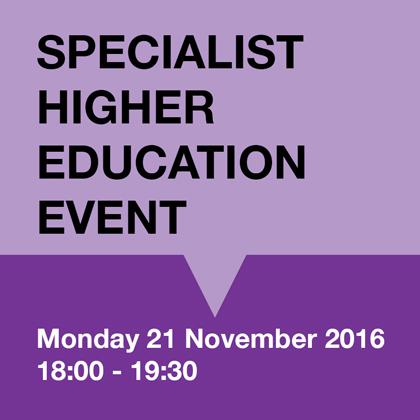 Specialist Higher Education Event