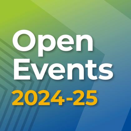 Open Events 2024-25